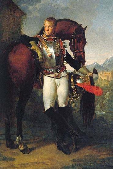 Baron Antoine-Jean Gros Portrait du second lieutenant Charles Legrand Spain oil painting art